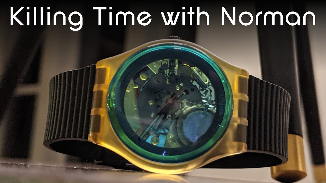 NOS Swatch Turquoise Bay Review - An UNWORN Watch from 1987!