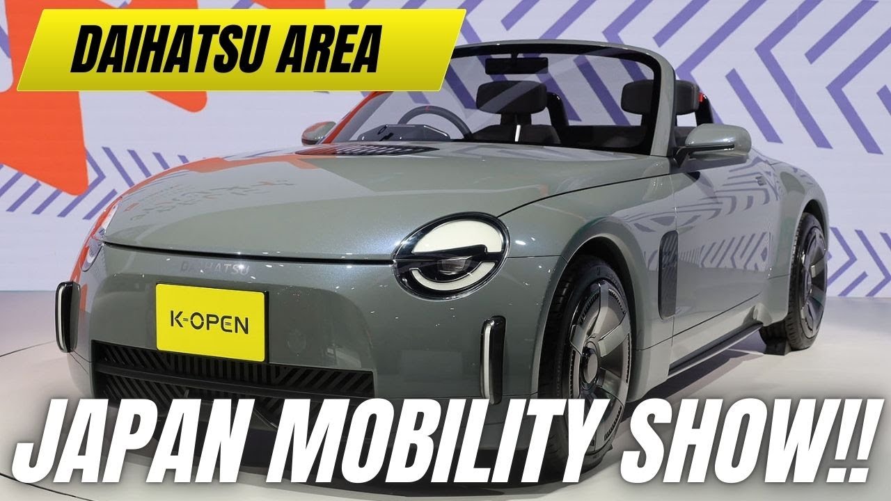 新型コペンはFR！？ジャパンモビリティショーダイハツブースを覗いてみた！NEW COPEN IS RWD!? JAPAN MOBILITY SHOW DAIHATSU AREA