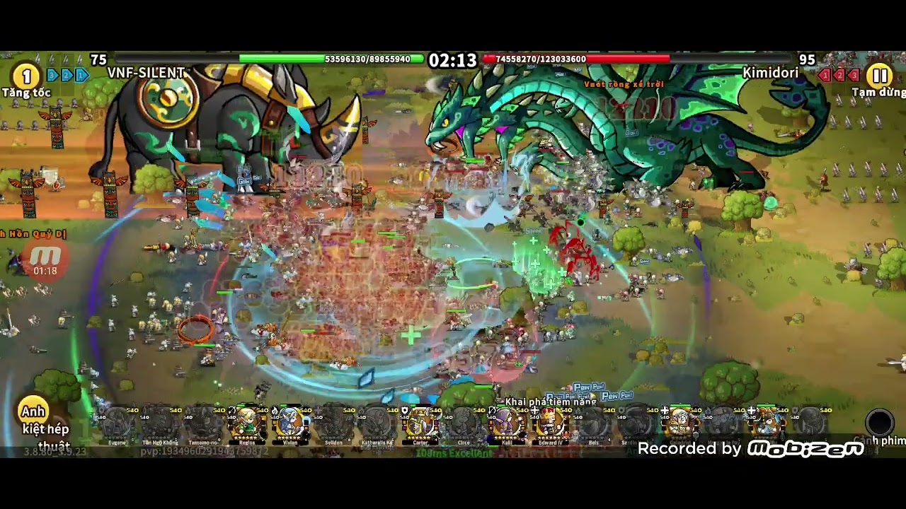 Mini Warrior Reborn! SILENT(100m) vs Kimidori (126m). Màn lật kèo kinh điển nhờ Vân Tiêu và Manto