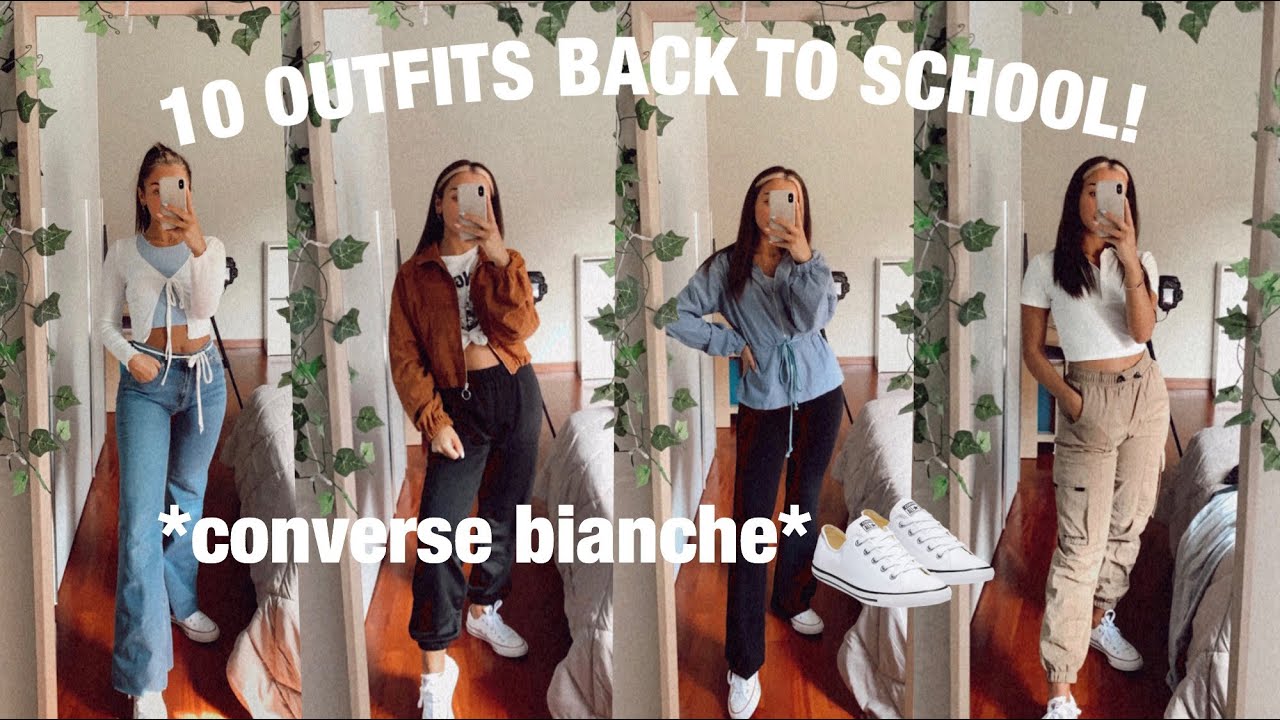 10 OUTFITS CON LE CONVERSE! *BACK TO SCHOOL EDITION*