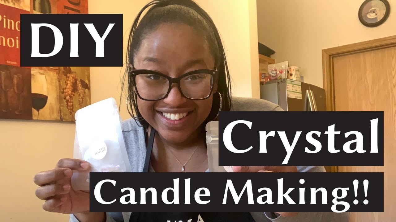 Make Crystal Candles With Me | DIY Crystal Candle Making Kit | #mcwm