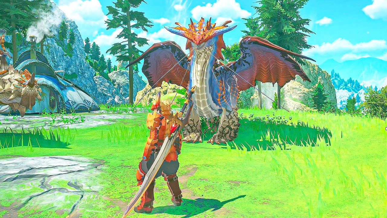 Monster Hunter Stories 3 - Elder Dragon Namielle Monstie Gameplay | Egg Hatch & Monstipedia Page