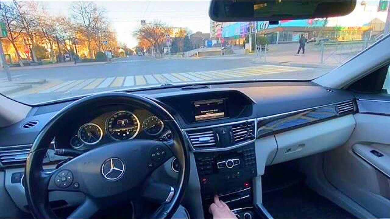 2012 Mercedes-Benz W212 E-Class 200 AT - POV TEST DRIVE IN DAGESTAN