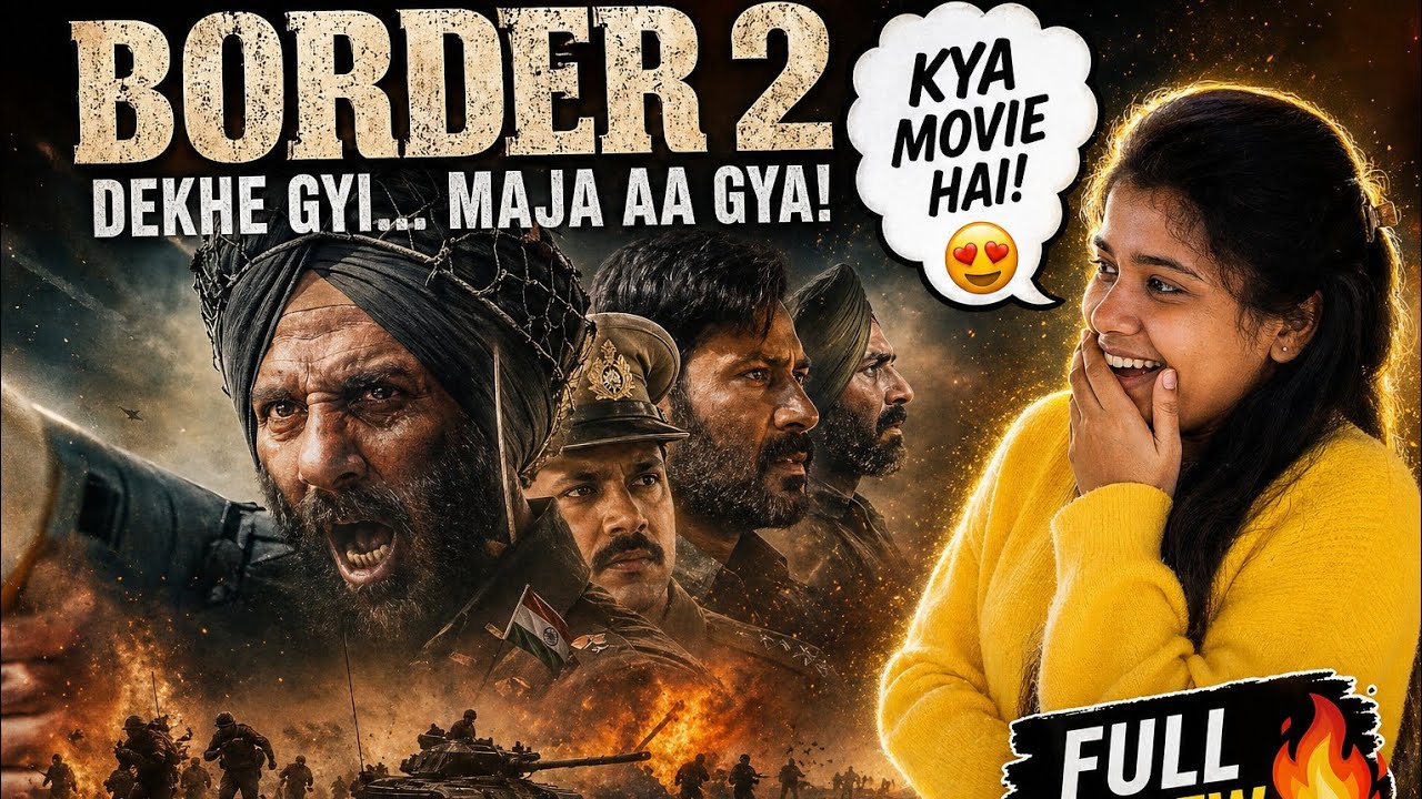 Hum gaye border 2 dekhne 🍿 movie #movie #longvideo #vlog 