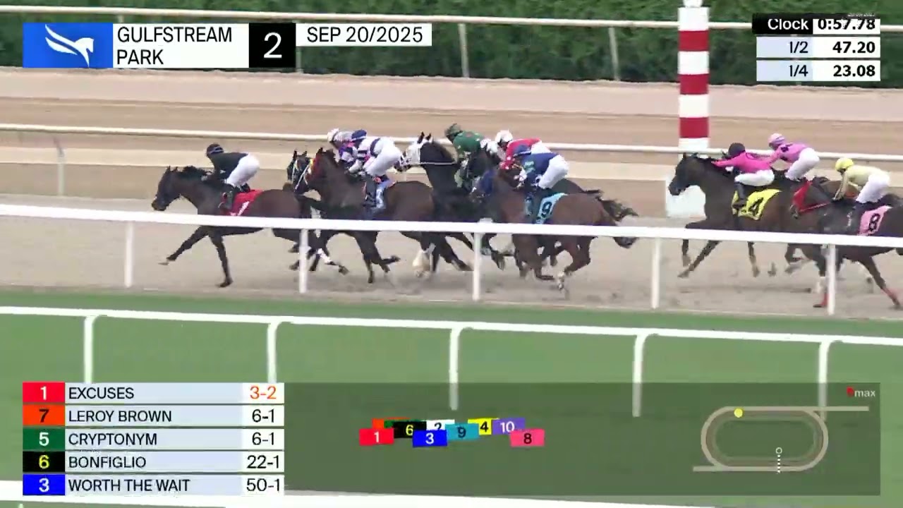 Gulfstream Park Carrera 2 - 20 de Septiembre 2025