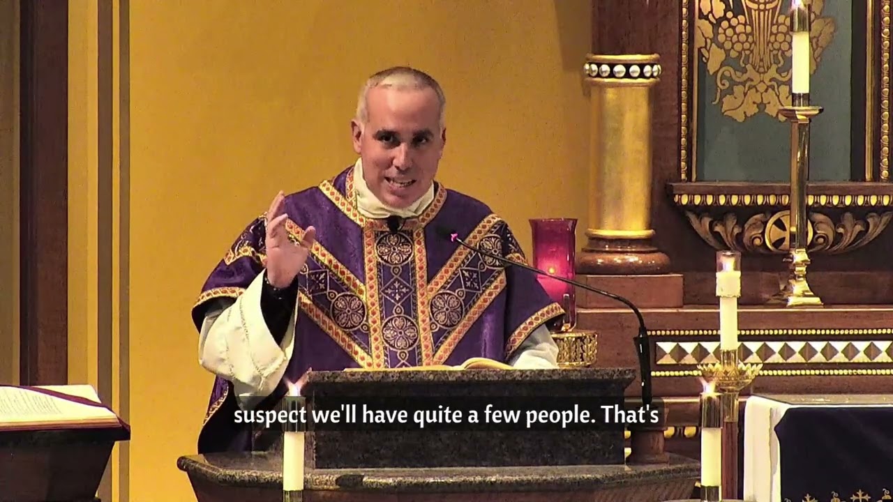 Be Filled with Living Water- Homily by Father Dury