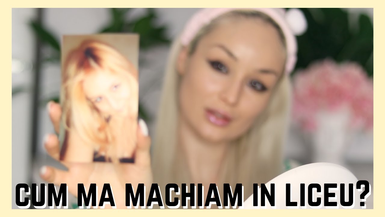 MA MACHIEZ CA IN LICEU dupa 10 ani | Poze vechi, makeup si experienta mea cu bacalaureatul |