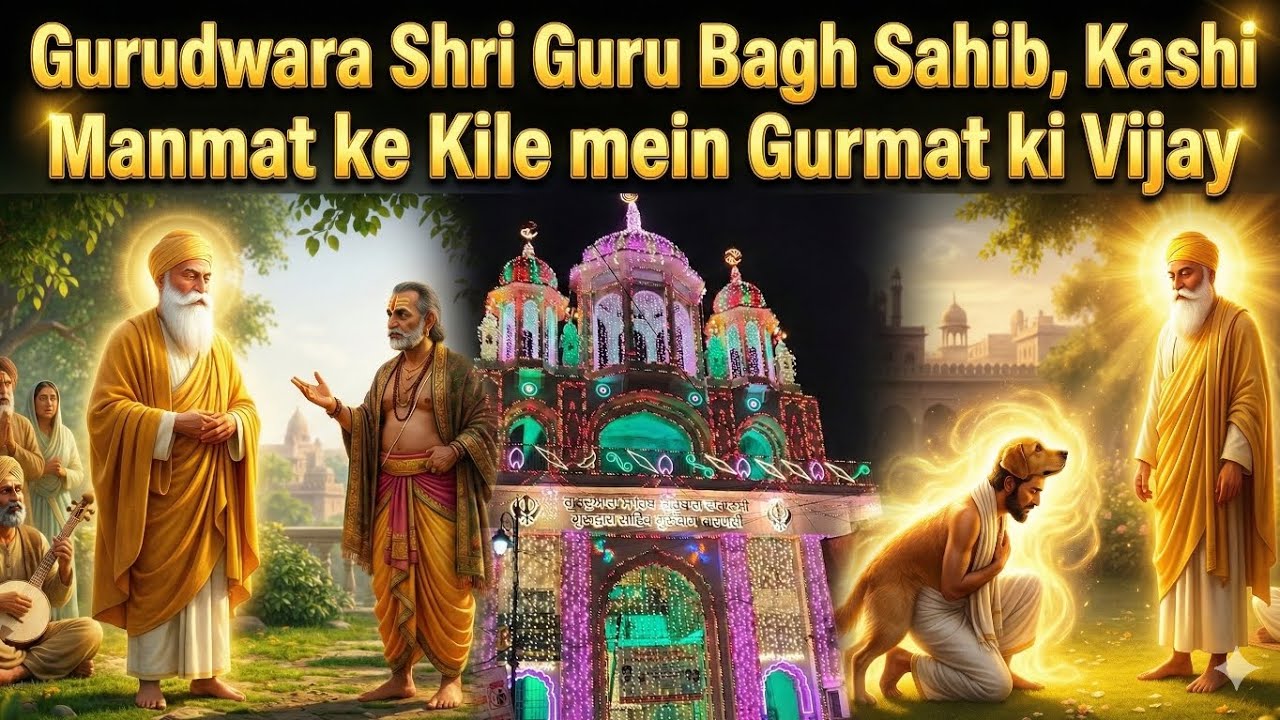 🙏🏻Gurudwara Shri Guru Bagh Sahib, Kashi&ndash; Manmat ke Kile mein Gurmat ki Vijay🙏🏻 #satnam #waheguruji 