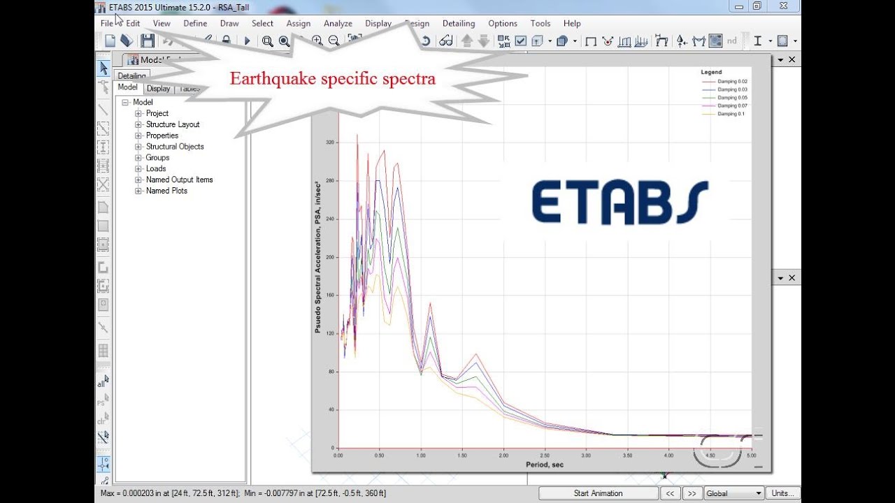 ETABS - 22 Response Spectrum Analysis: Watch & Learn