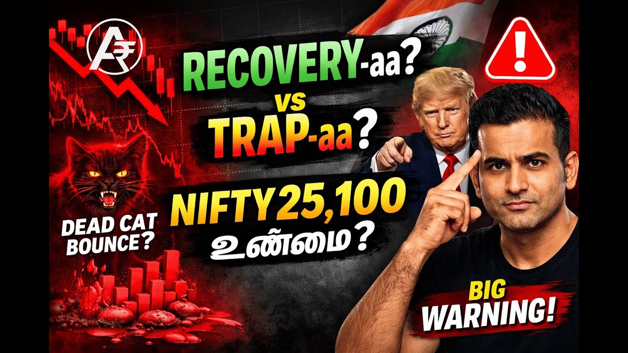 Market Recovery or Dead Cat Bounce? 🚨 Nifty 25,100 Truth | Nithin Kamath Warning | Alpha Rupee