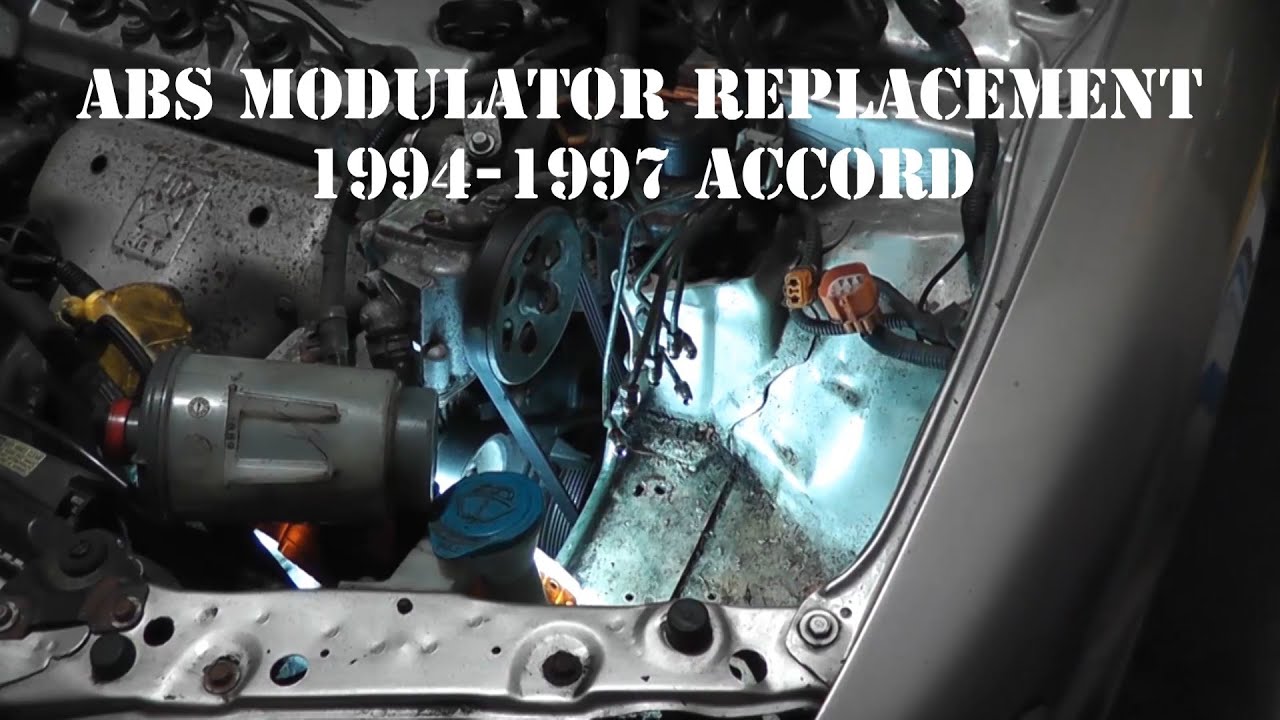 1994-1997 Accord ABS Modulator Replacement