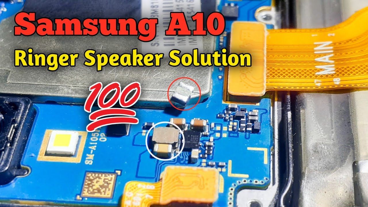 Samsung A10 Ringer Speaker Not Working Solution 100%||Samsung A10 Sound Problem @GsmYusufPathan