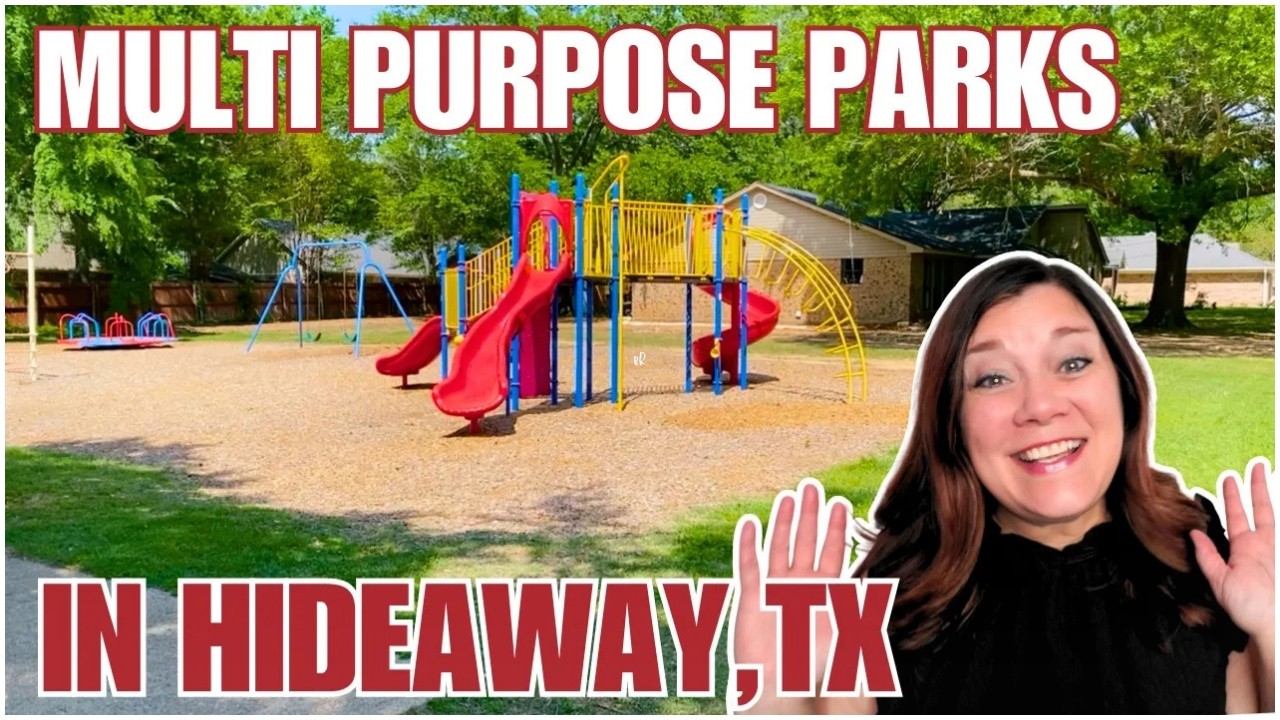 Hideaway, TX | Multiple Parks In Hideaway | Pickleball Tennis Playgrounds Oh MY!