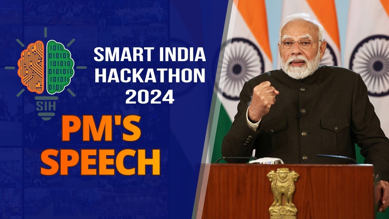PM Modi addresses Smart India Hackathon 2024