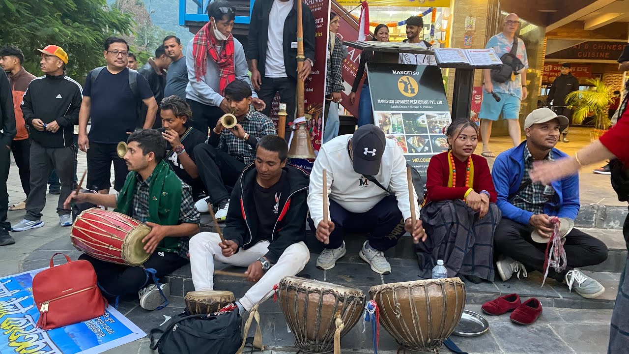 नौमती बाजाको तालमा चट्के नाँच //  Traditional Music of Nepal #pokhara #belbarisuja 