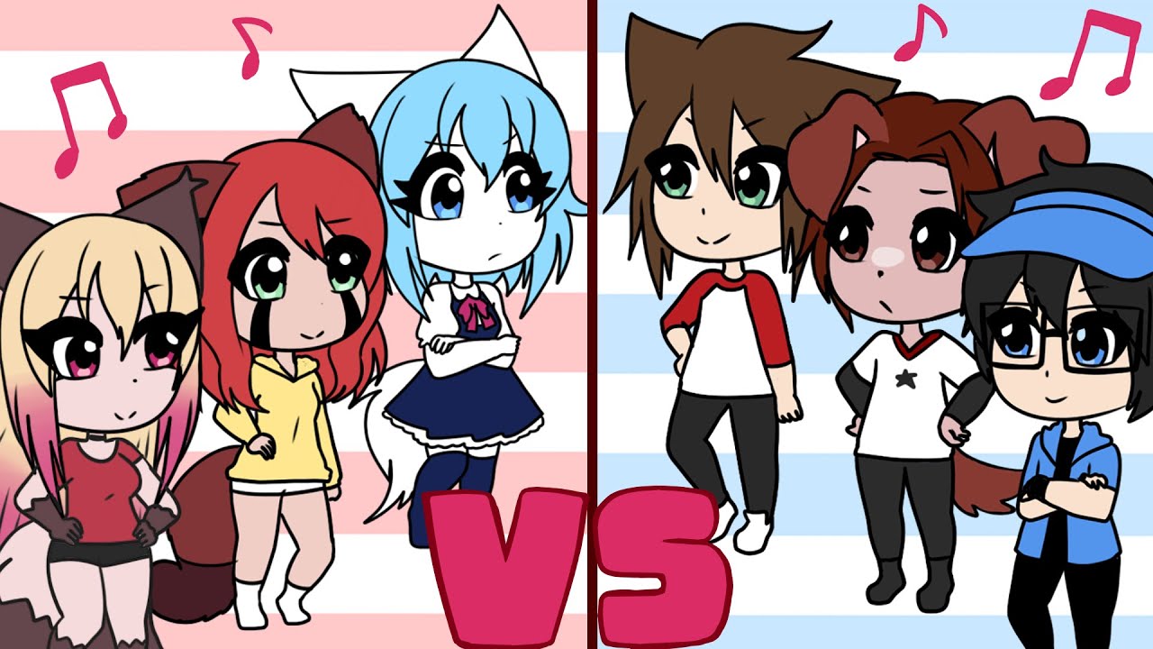 Girls VS Boys Sing Battle (Wolfychu Animatic)