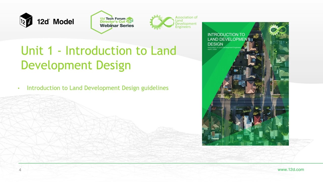 ALDE and 12d Model - 12d Tech Forum 2024 Director's Cut Webinar Series