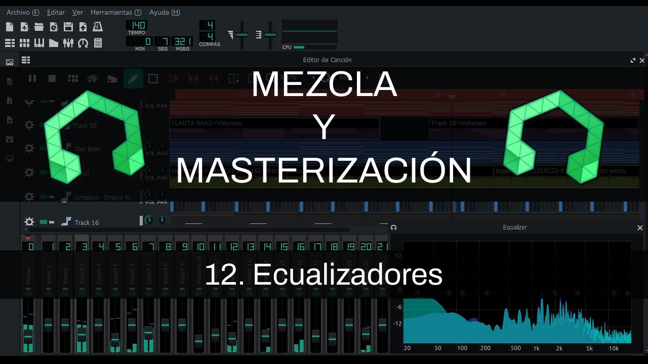 🔊Mezcla y Masterización En LMMS - #12: Ecualizadores / Lineales / No Lineales [Curso Completo]