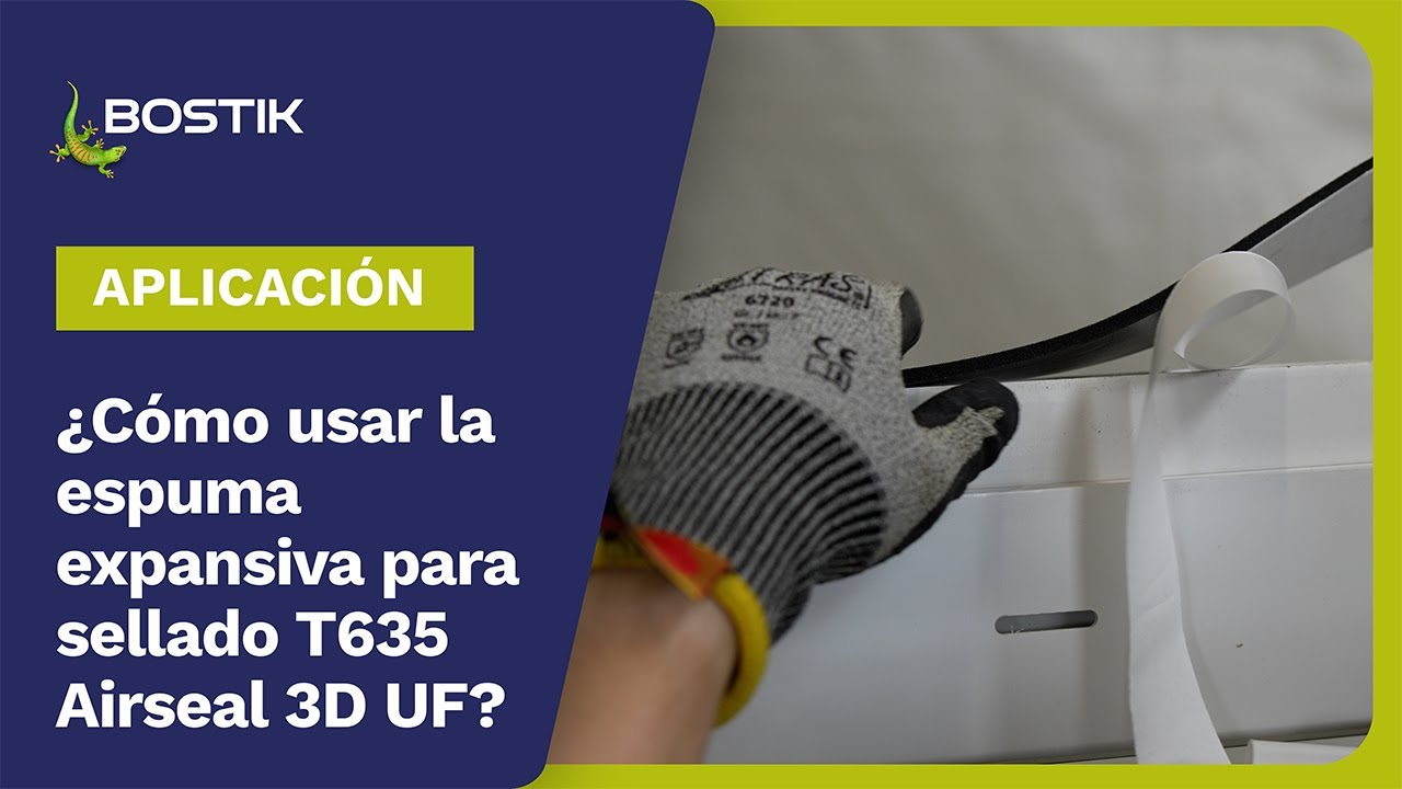 ¿Cómo tener hermeticidad en marco inferior de ventana? ¡Con la espuma T635 Airseal 3D UF! | Bostik