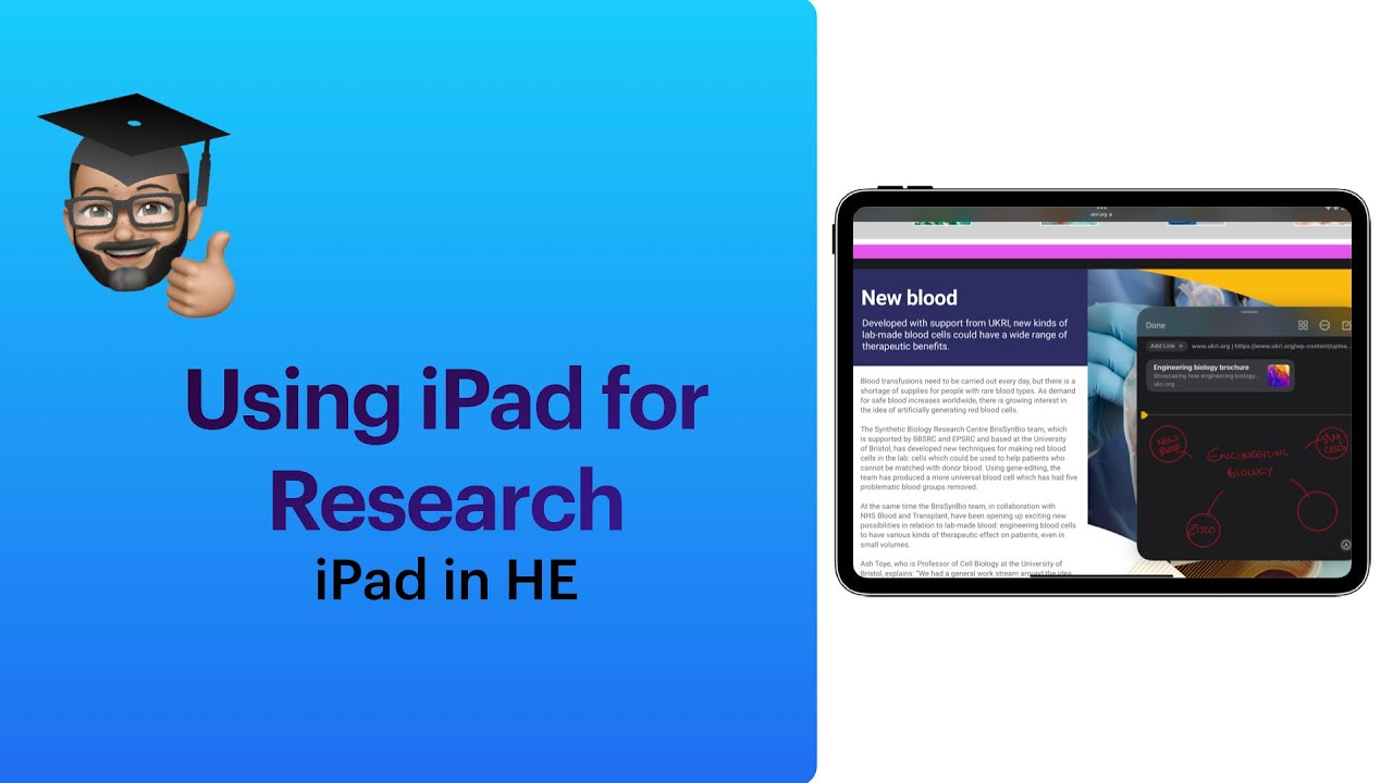 iPad in Higher Education - Using iPad for Research