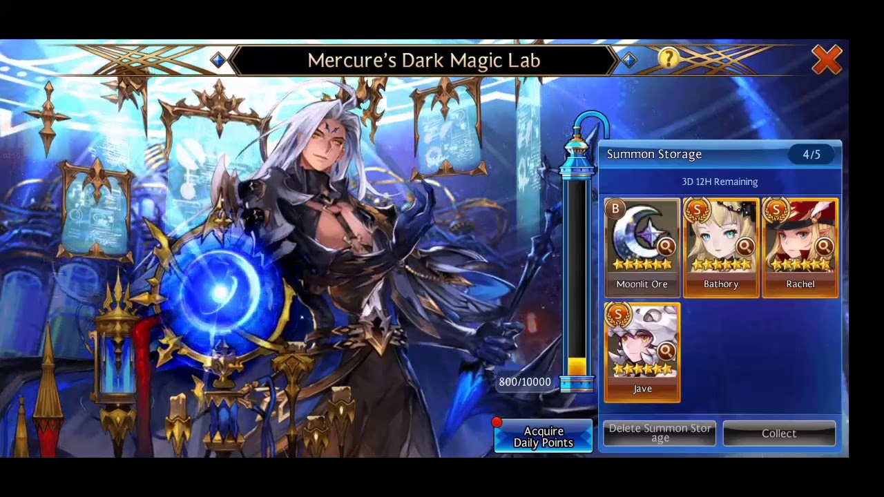 Seven Knight   How To Use Mercures Dark Magic Lab