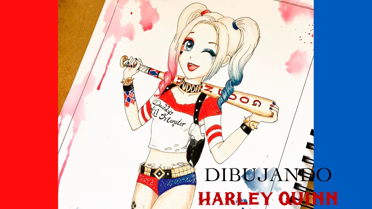 Dibuja a Harley Quinn versión Anime