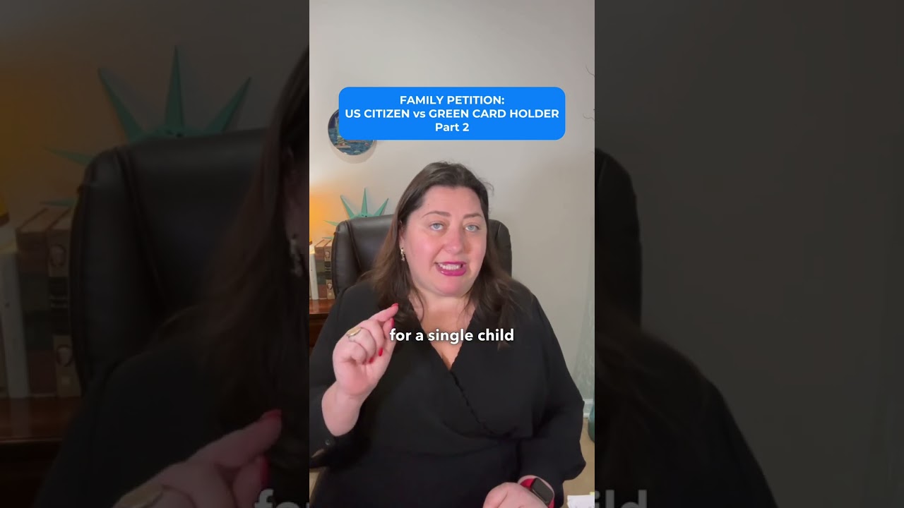 Family Petition: US Citizen vs Green Card Holder Part 2