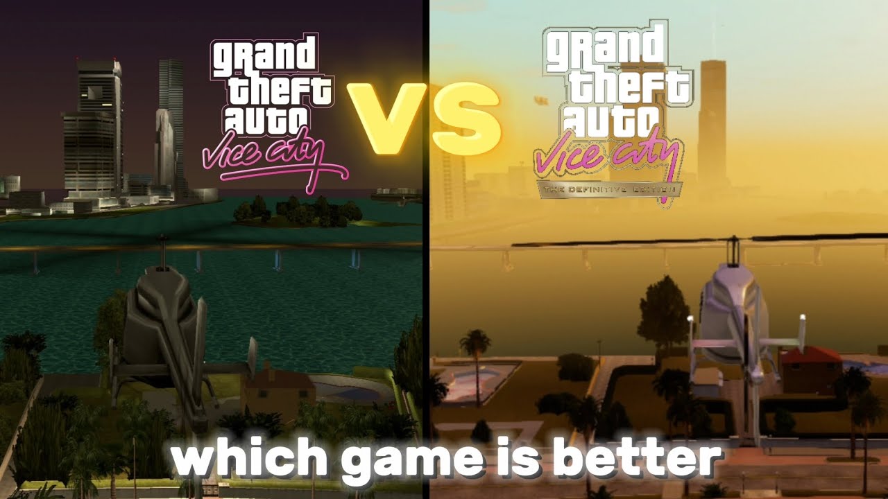 Gta vice city and gta vice city Definitive edition. Which game is better |part-298| (episode-1)