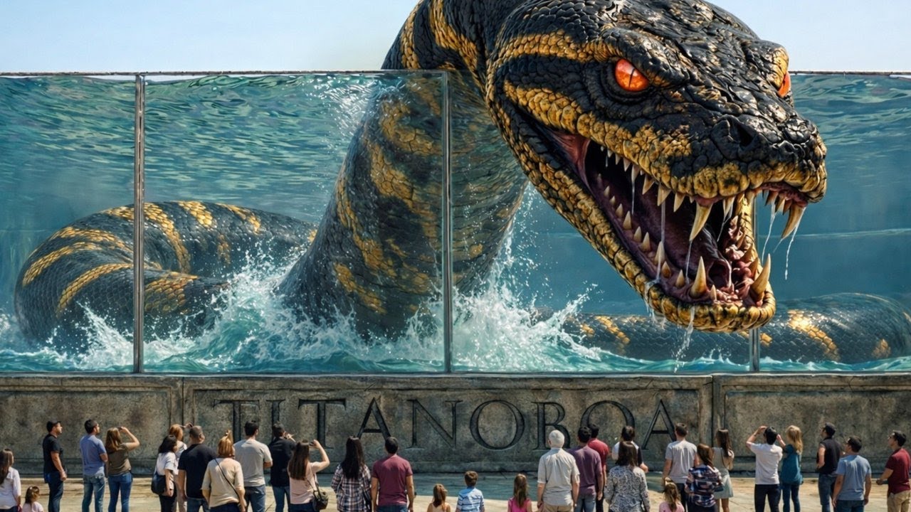 Explored Titanoboa & Giant Prehistoric Sea Monsters | AI Ancient Creature Aquarium