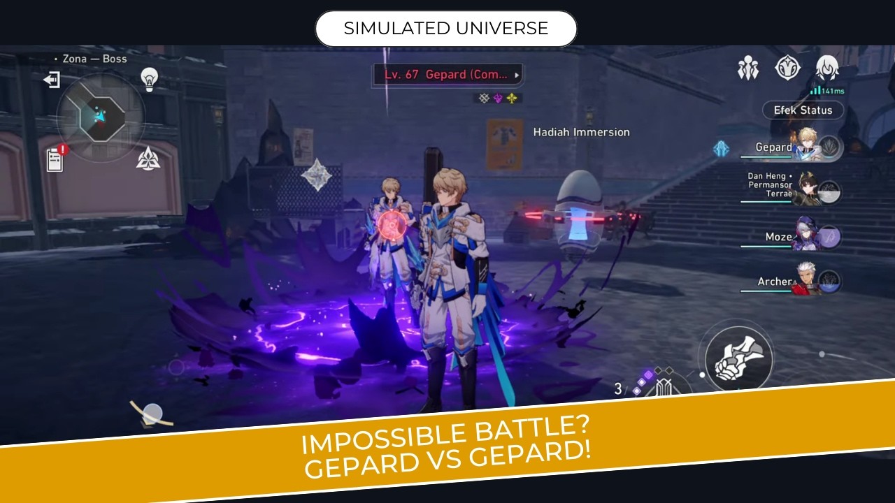 Honkai: Star Rail – Simulated Universe Herta | Gepard vs Gepard (Lose Battle!)