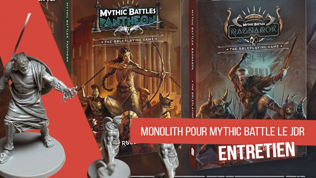 Entretien - Monolith pour Mythic Battles Ragnarok et Pantheon, les JDR
