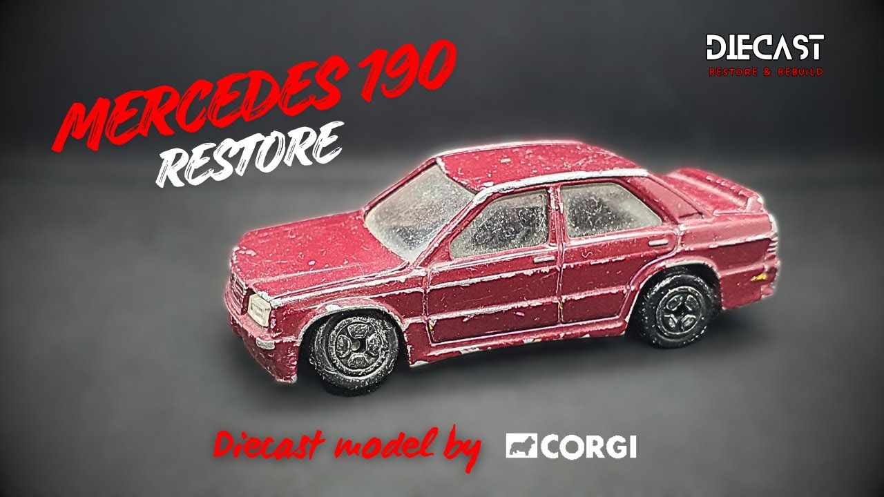 Mercedes 190 - Corgi ‐ Diecast Restore & Rebuild