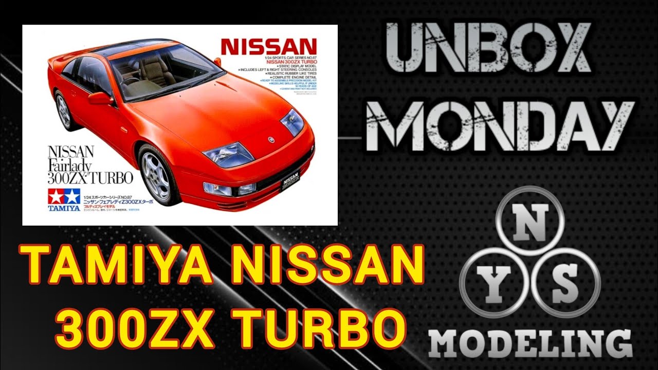 Unboxing tamiya Nissan fairlady 300ZX Turbo