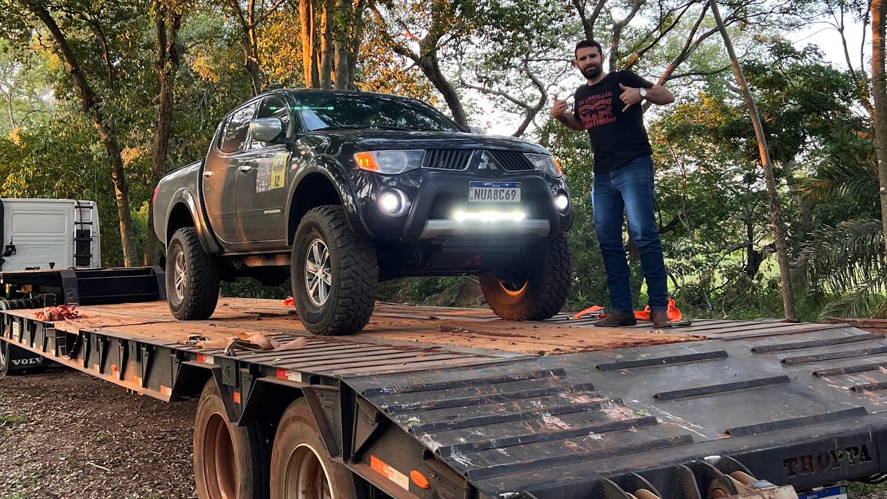 ACABOU O ASFALTO!!! CHEGAMOS NA EXPEDIÇÃO PANTANAL DE TRITON!!!🚜💨💨