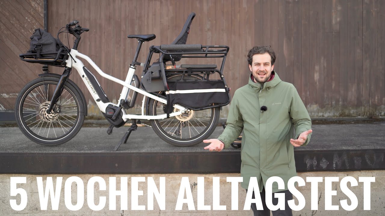 Was kann das Bergamont E-Cargoville LT im Alltag? Fazit zum Lastenrad nach 5 Wochen.