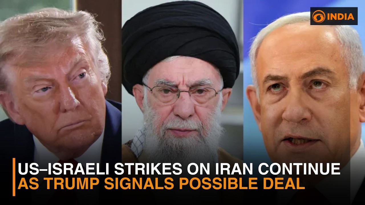US–Israeli Strikes on Iran Continue as Trump Signals Possible Deal & more news | DD NewsHour | 8 AM