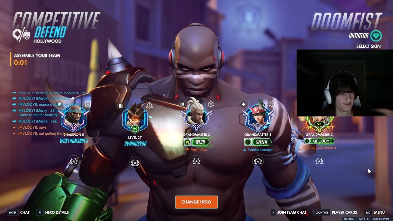 Overwatch Rank 1 Doomfist Cartifan Goes Insane As Doomfist With 36 Elims