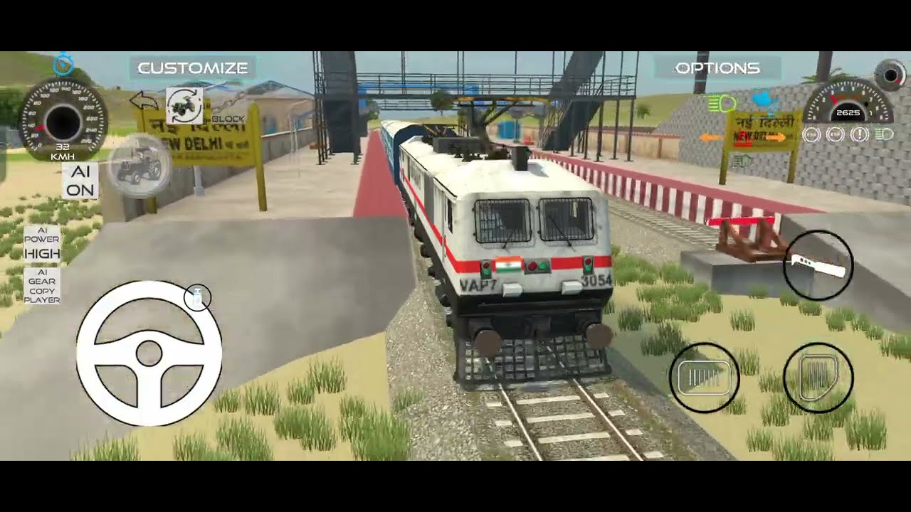 TRAIN AA GYI NEW UPDATE MAIN🥳 | TOP SPEED TEST🤯 | INDIAN VEHICLE SIMULATOR 3D 