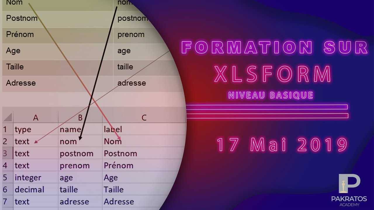 Webinar - Formation Introductive sur XLSForm et CommCare