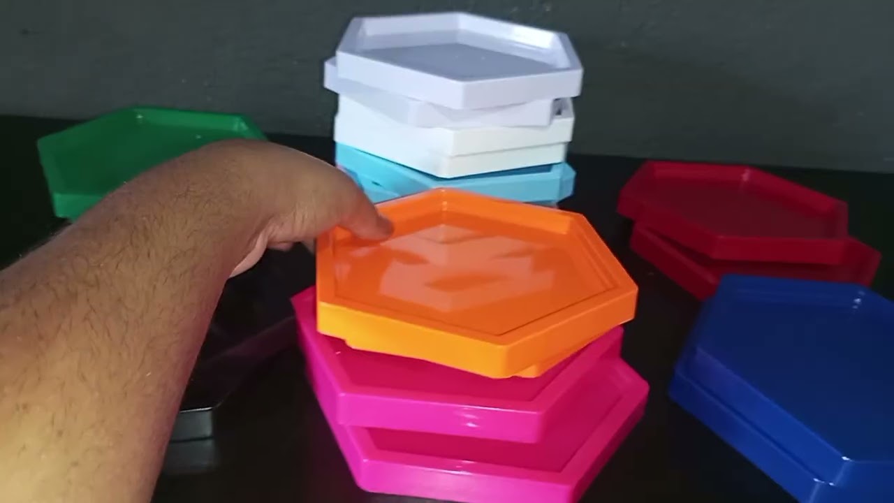 Compras x atualização/ Bandejas Mini sextavadas