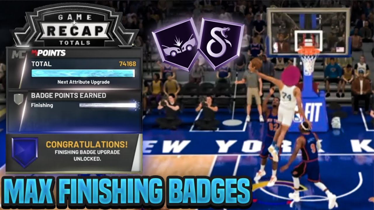 HOW TO GET FINISHING BADGES in 1 HOUR in NBA 2K21