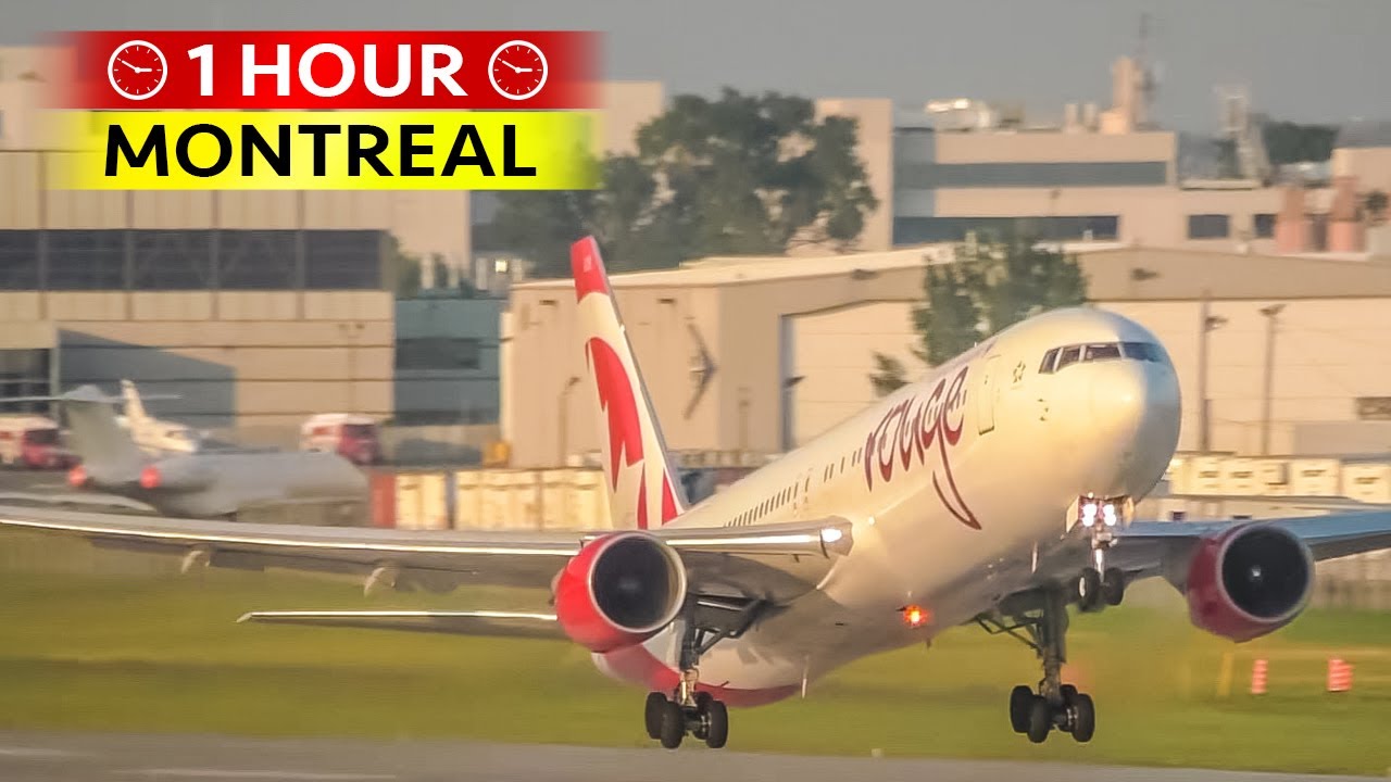 1 Hour of Plane Spotting at MONTREAL (2015)
