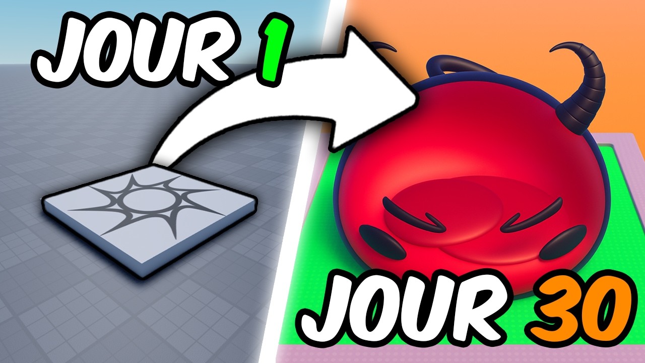 Créer un jeu Roblox VIRAL en 30 Jours.