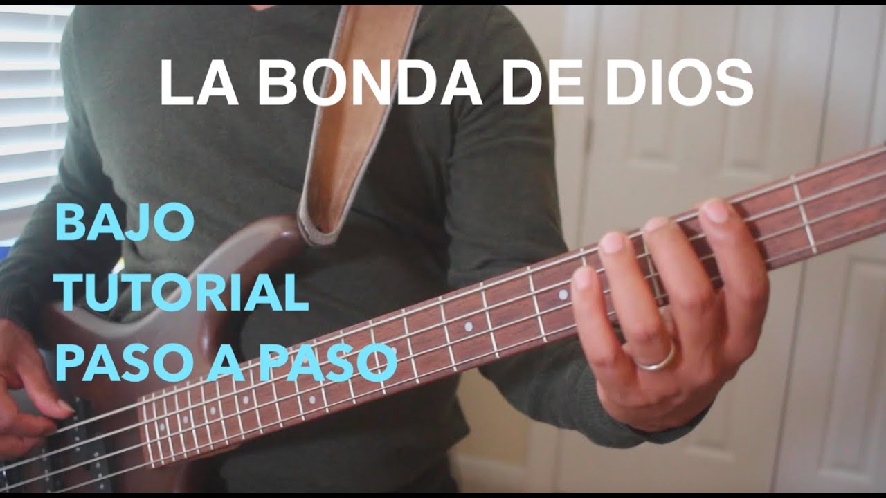 La Bondad de Dios Version- Church of the City- Bass Leccion Paso a Paso Lecciones de Bajo.