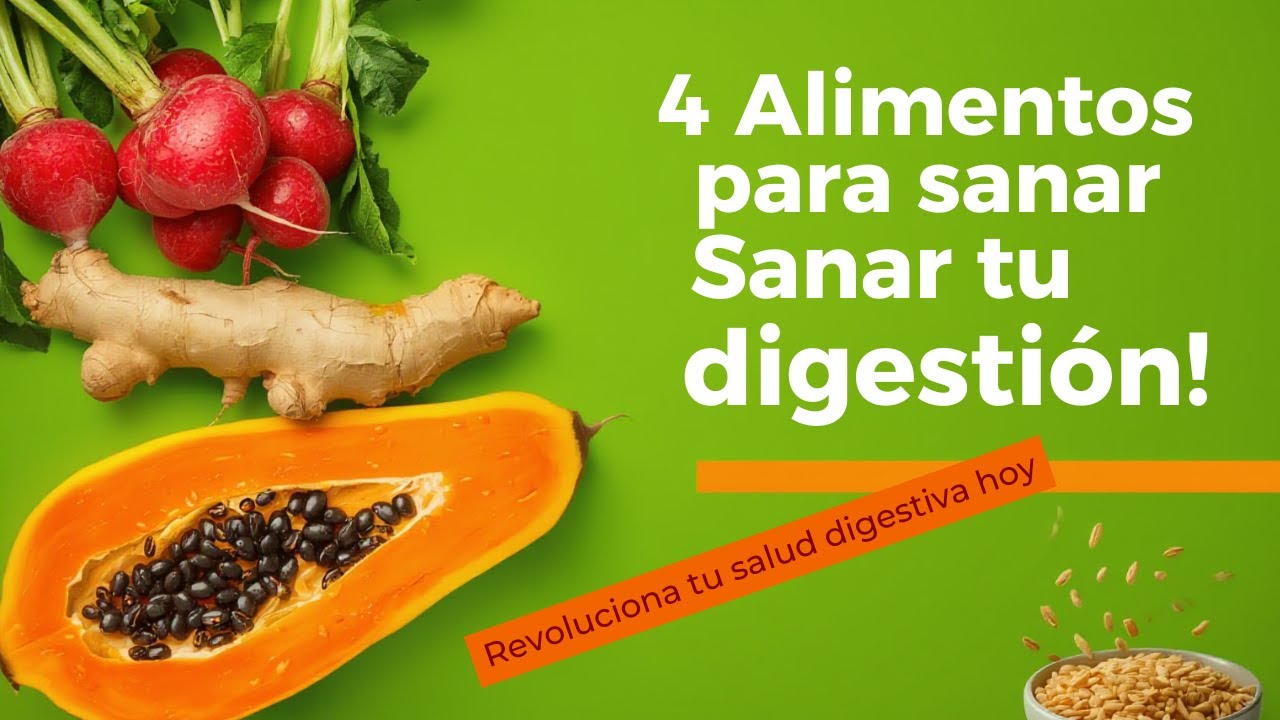 “¡Sana tu digestión HOY con estos 4 alimentos milagrosos! 🌿✨”