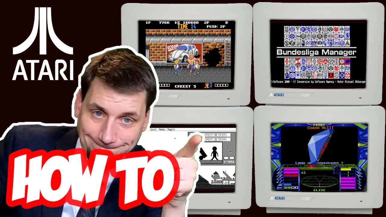 ATARI ST:  Alte Spiele unter Windows zocken | HowTo | ATARI Emulator #atari #hatari #steem