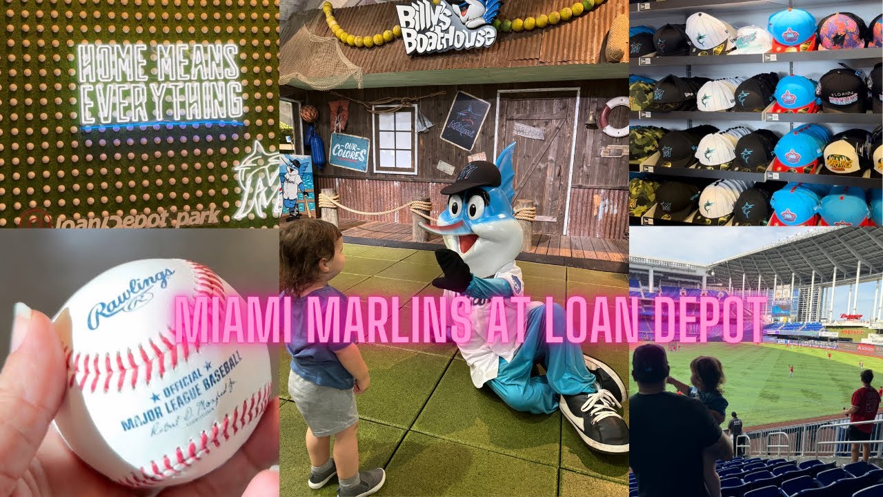 MIAMI MARLINS Loan Depot Park 2024 FAN EXPERIENCE Vlog ⚾️ (Stadium AND Team store TOUR) #baseball