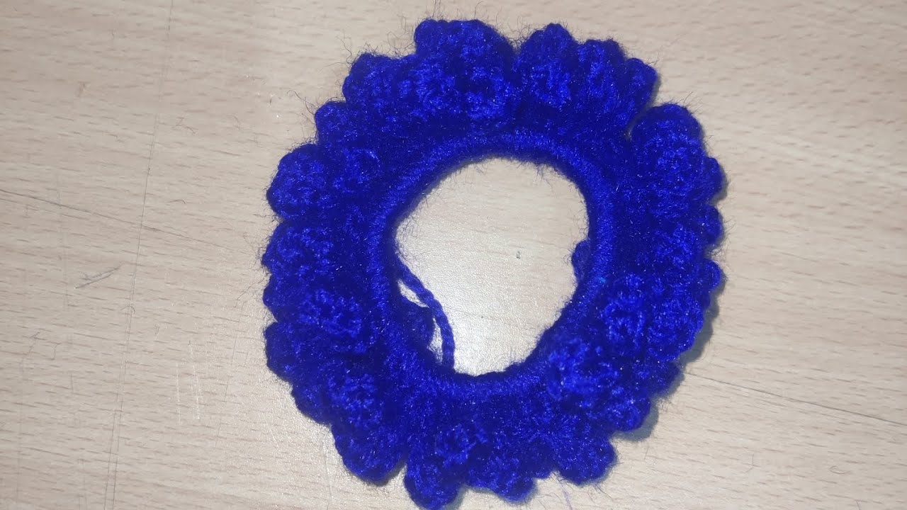 how to make crochet scrunchies/easy and beautiful @creativitywithme999