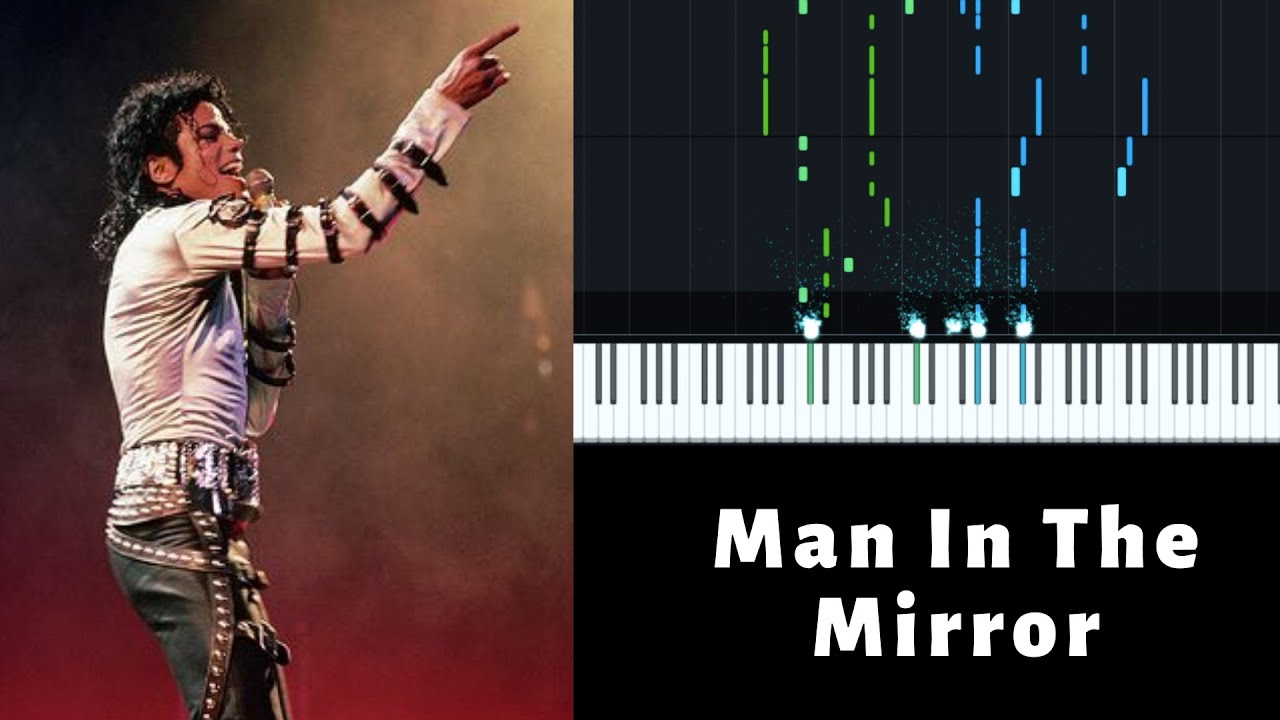 Man In The Mirror Instrumental Piano Baseline - Michael Jackson