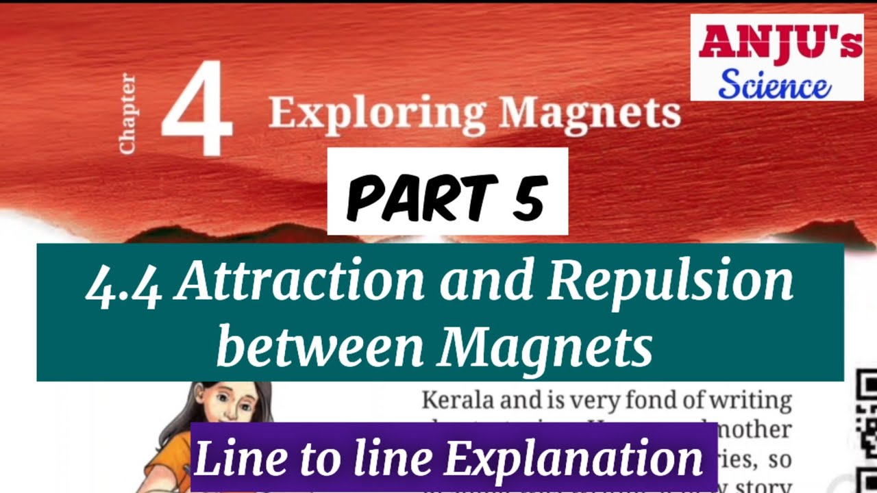 Part 5 Exploring Magnets | 4.4 Attraction and Repulsion between Magnets | Class 6 Chapter 4 Science